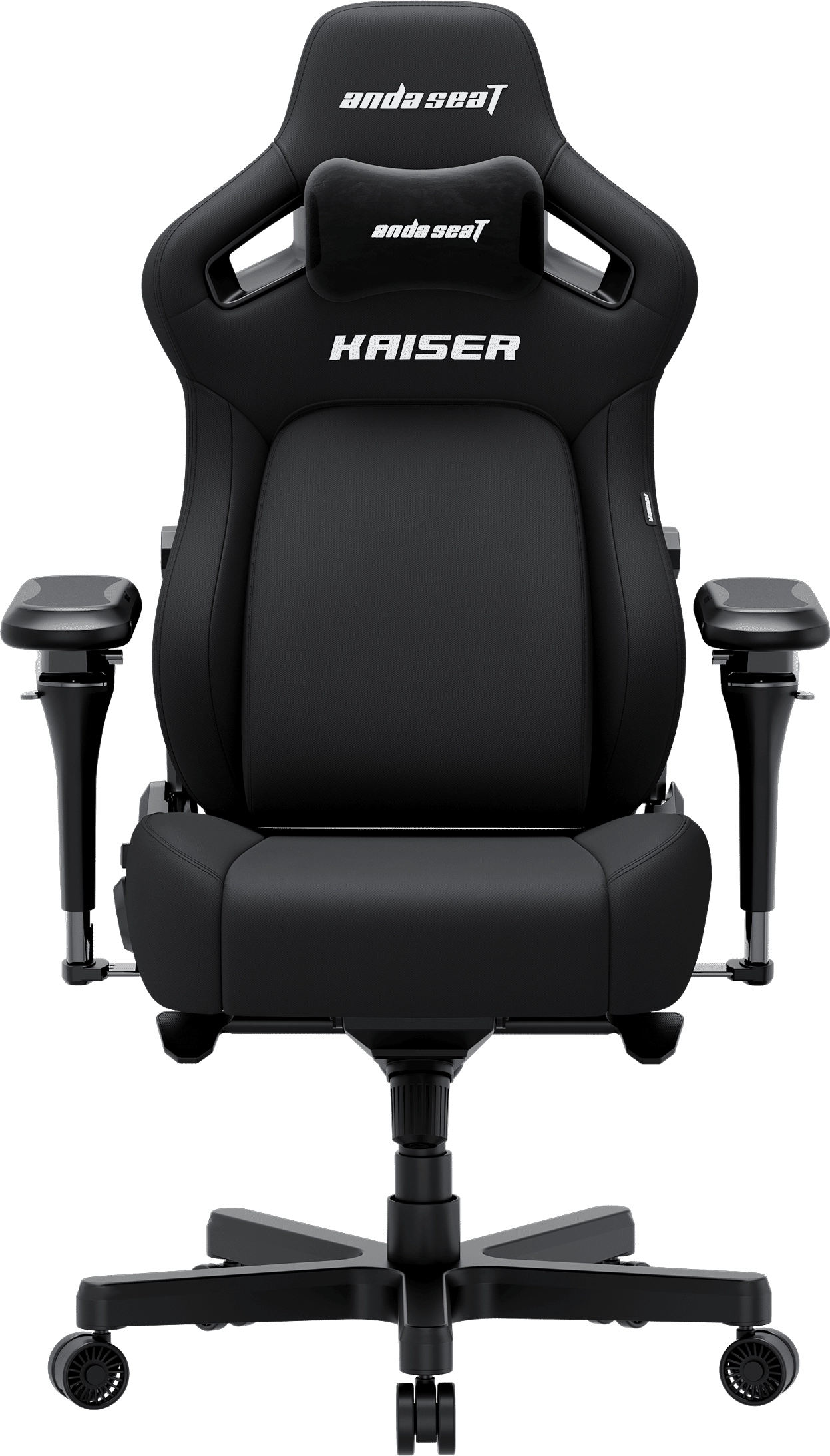 Fotel Anda Seat Kaiser 4 V2 XL Gamingowy do 150kg Tkanina Czarny