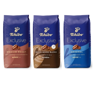 Kawa ziarnista Tchibo Zestaw Exclusive 3kg