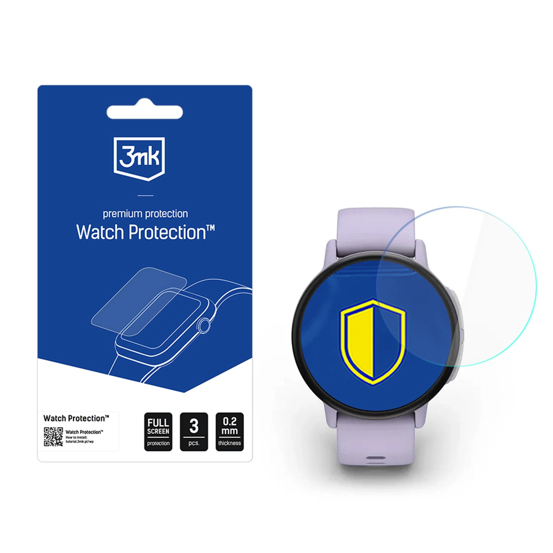 Szkło hybrydowe 3mk Watch Protection FlexibleGlass do Garmin Bounce 2