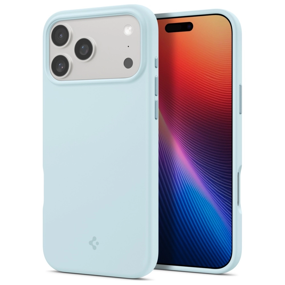 Etui Spigen Silicone Fit MAG MagSafe do iPhone 17 Pro Max Niebieski