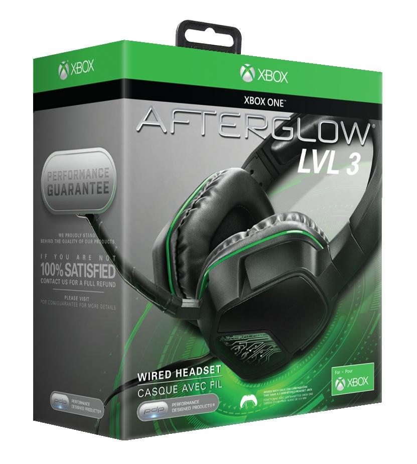 Słuchawki przewodowe z mikrofonem PDP Afterglow LVL 3 Xbox One - czarny