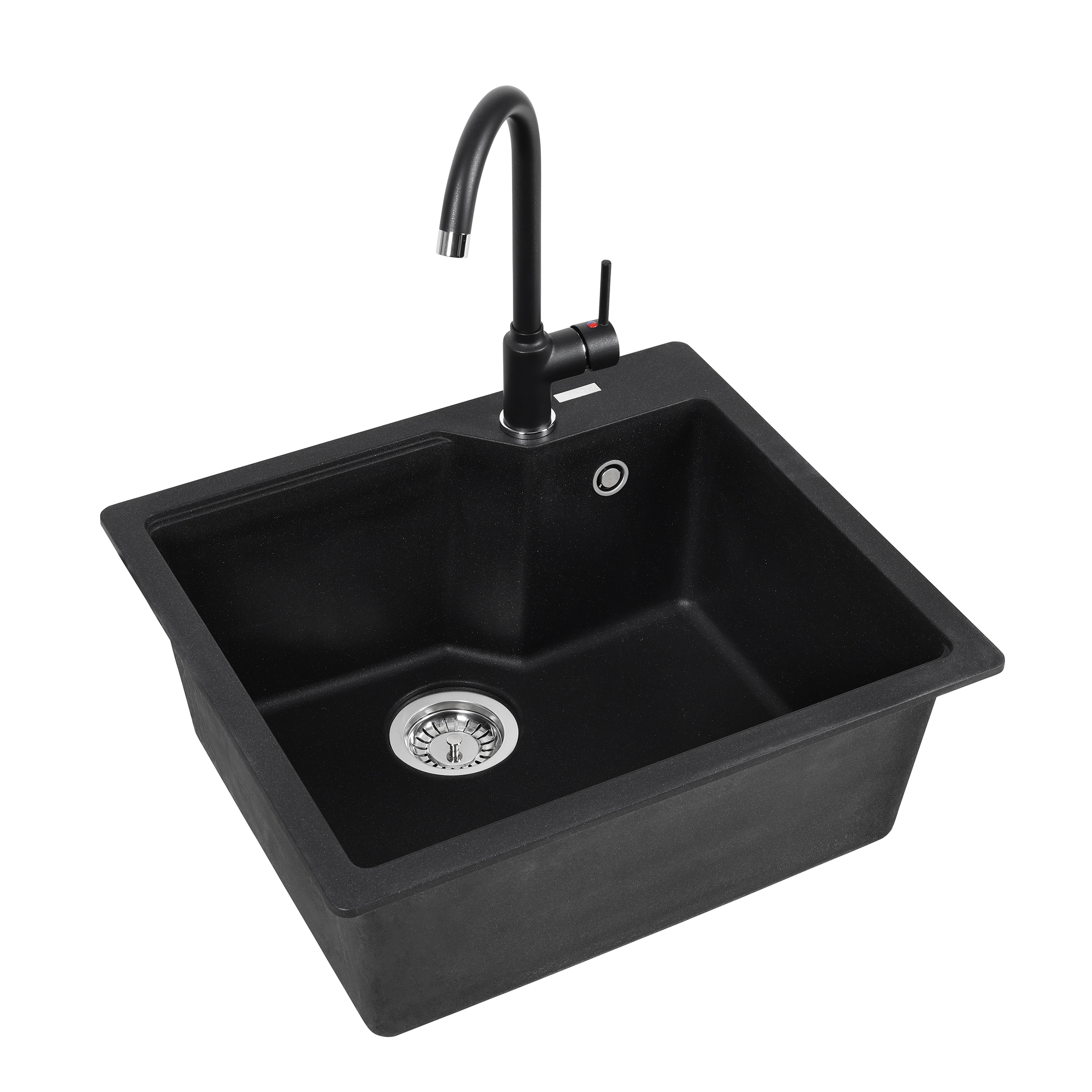 Zlewozmywak Franke UBG 610 Granitowy Onyx + bateria Pola Onyx