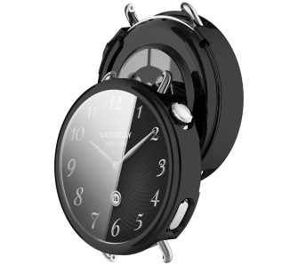 Nakładka na tarczę Bizon Felipe do Xiaomi Watch S4 41mm Czarny