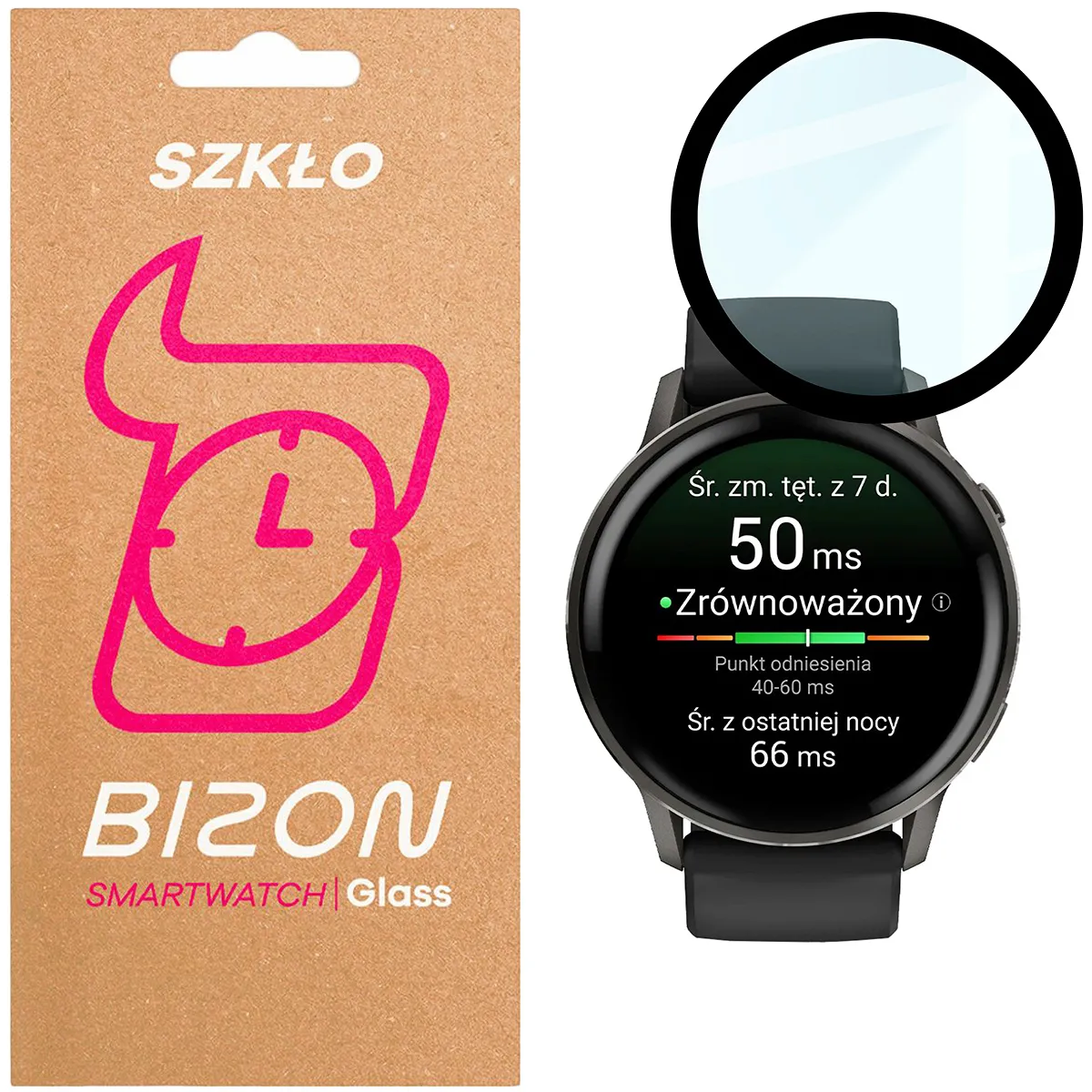 Szkło hybrydowe Bizon Edge Hybrid do Garmin Venu 4 41mm