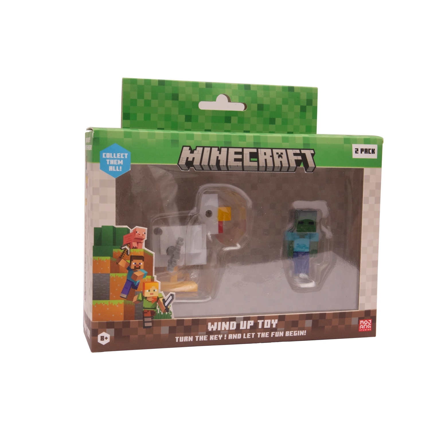 Figurka PMI Kids World Minecraft Wind-Up Toy Jockey Chicken