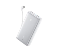 Anker Zolo (A110EH21) 20000 mAh 22.5W Wbudowany kabel USB-C Biały