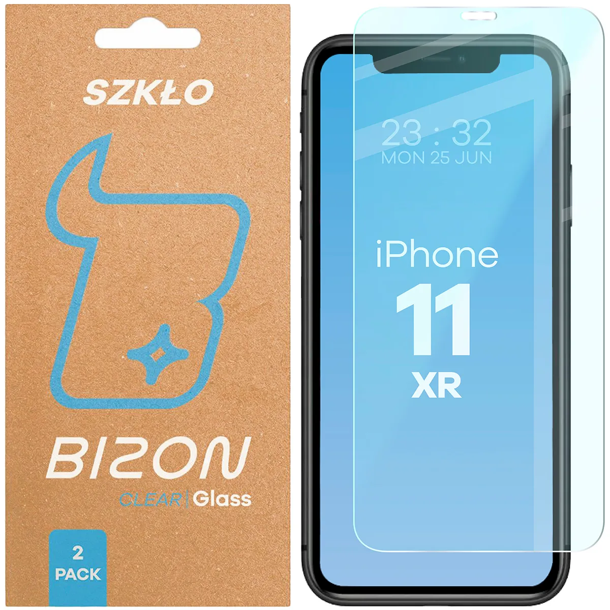 Szkło hartowane Bizon Clear Duo do iPhone 11 / iPhone Xr