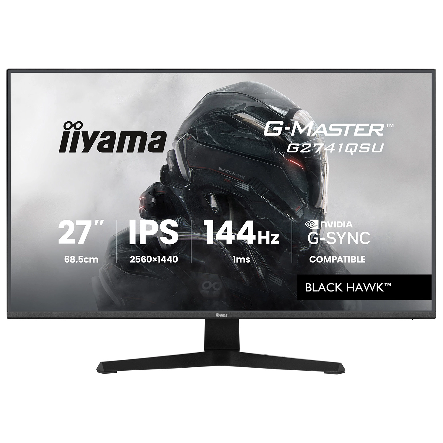 Monitor iiyama G-Master Black Hawk G2741QSU-B1 27" 2K IPS 144Hz 1ms MPRT Gamingowy