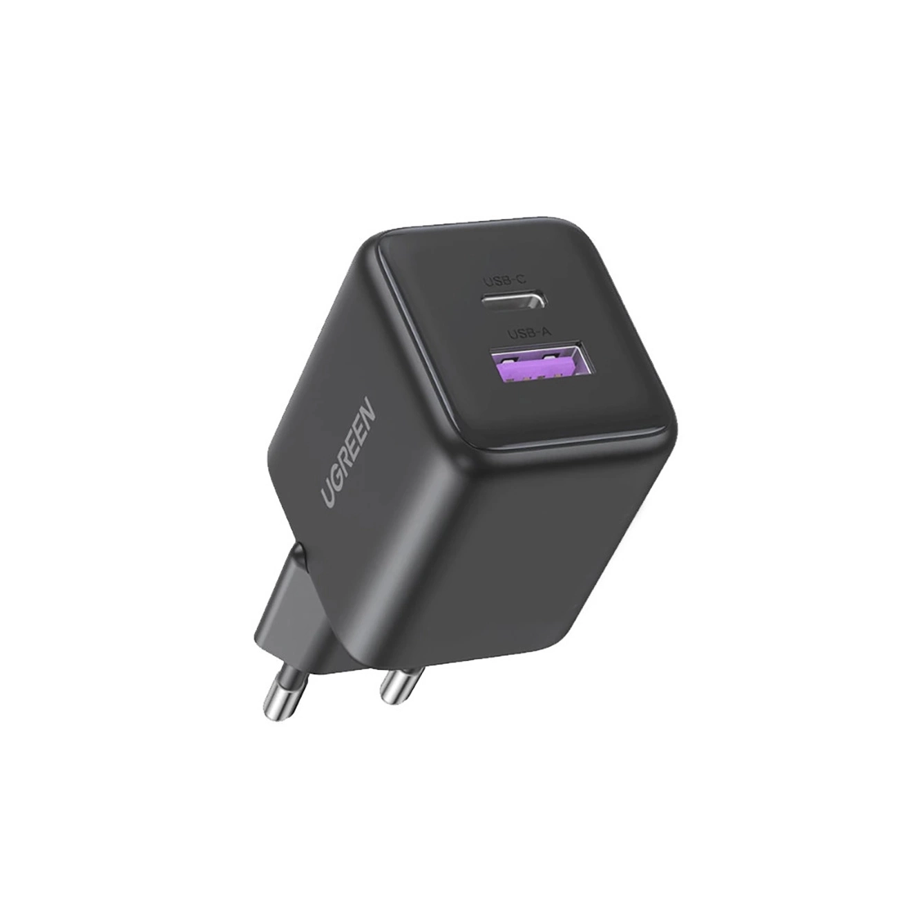 Ładowarka sieciowa UGREEN Nexode N Series X516 30W GaN USB-A USB-C Szary