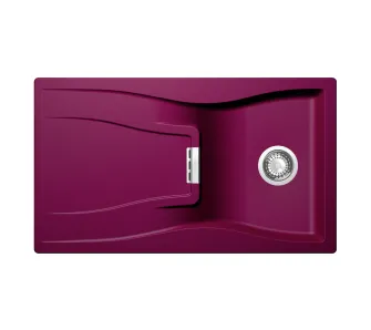 Zlewozmywak Schock Waterfall D-100 Granitowy Czerwony