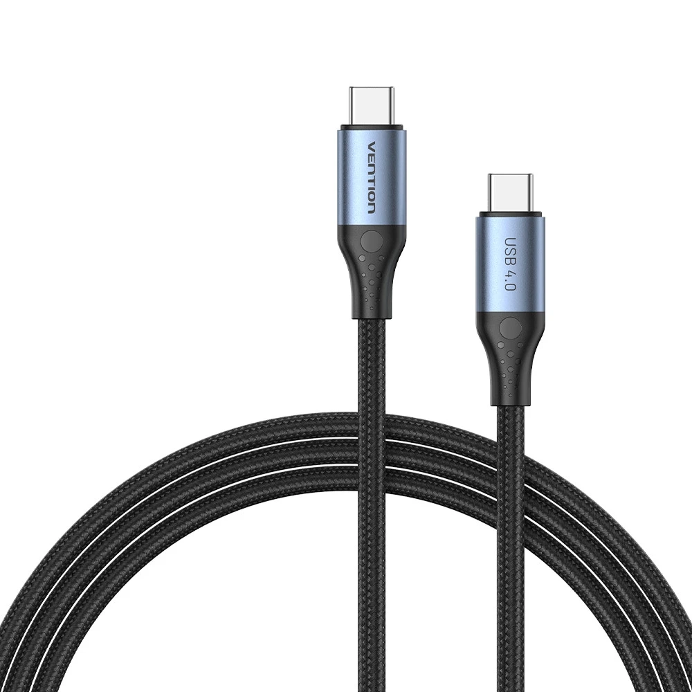 Kabel Vention USB-C do USB-C 4.0 5A 1m Czarny