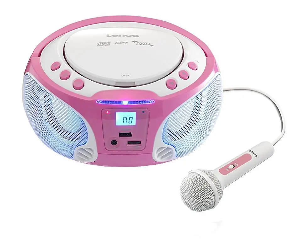 Radioodtwarzacz Lenco SCD-650 Różowy