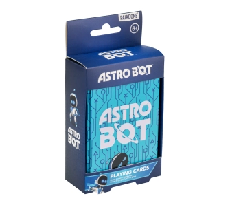 Karty do gry Paladone PlayStation Astrobot Playing Cards w metalowej puszce