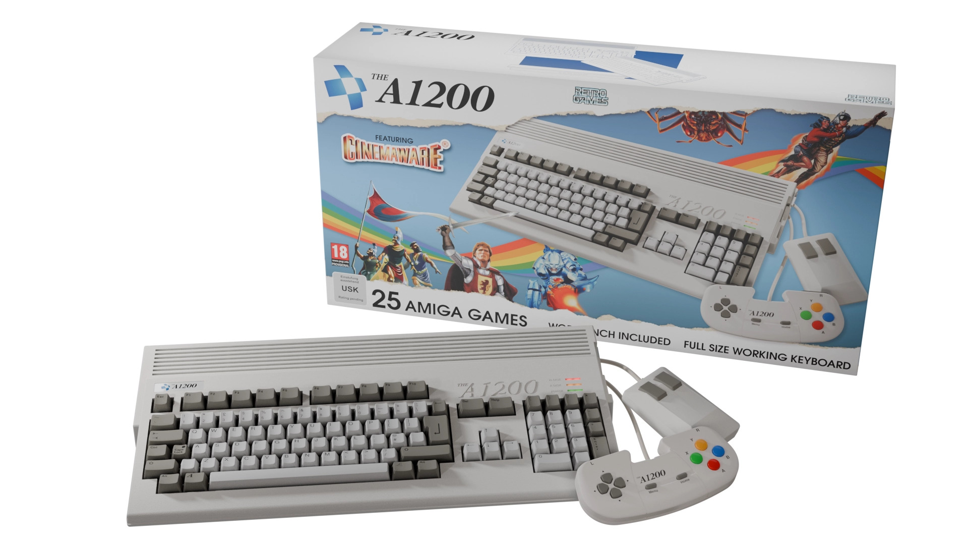 Konsola Retro Games THE A1200