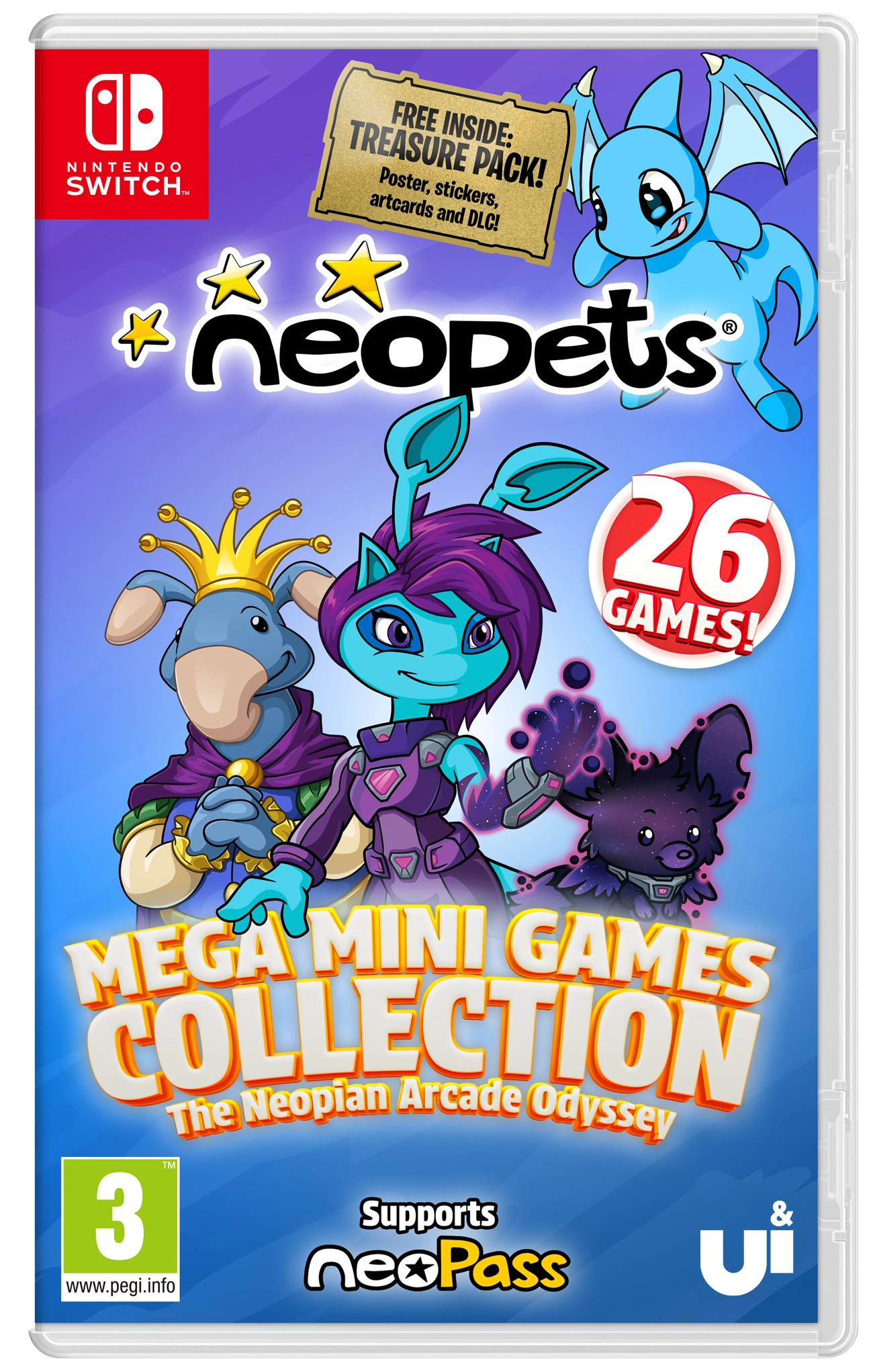 Neopets - Mega Mini Games Collection The Neopian Arcade Odyssey Day 1 Edition Gra na Nintendo Switch