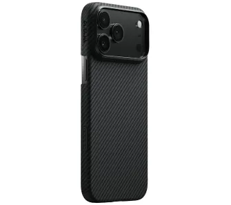 Etui Pitaka Ultra-Slim MagSafe do iPhone 17 Pro Czarno szary