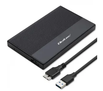 Obudowa Qoltec 52277 SSD HDD 2.5" SATA USB 3.0 Czarny