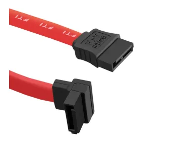 Kabel SATA Qoltec 50471 S-R/A 0,35m Czerwony