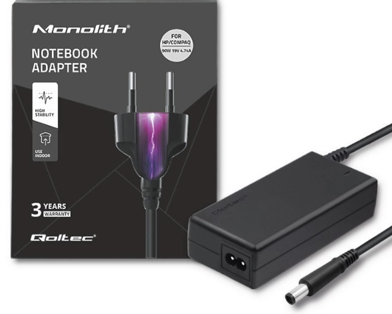 Zasilacz do laptopa Qoltec AD41P 90W HP Compaq