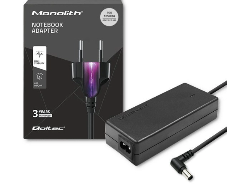 Zasilacz do laptopa Qoltec AD41P 65W do Toshiba