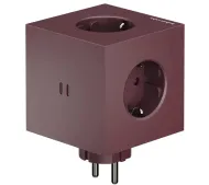 Avolt Square 2 3 gniazda 2x USB-C Bordowy