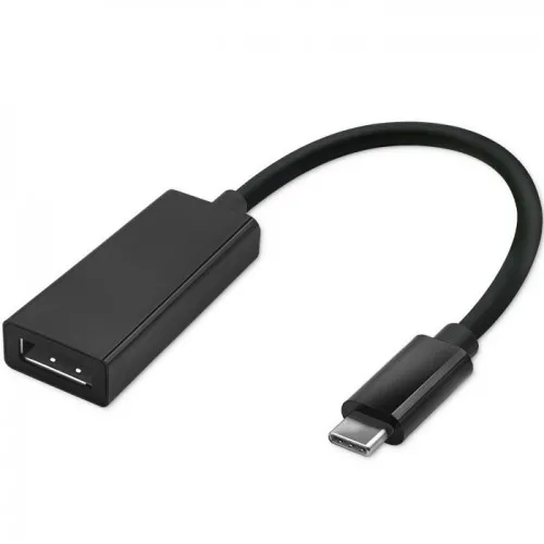 Adapter Qoltec 50377 DisplayPort do USB-C Czarny