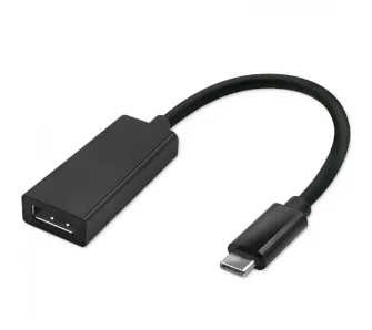 Adapter Qoltec 50377 DisplayPort do USB-C Czarny