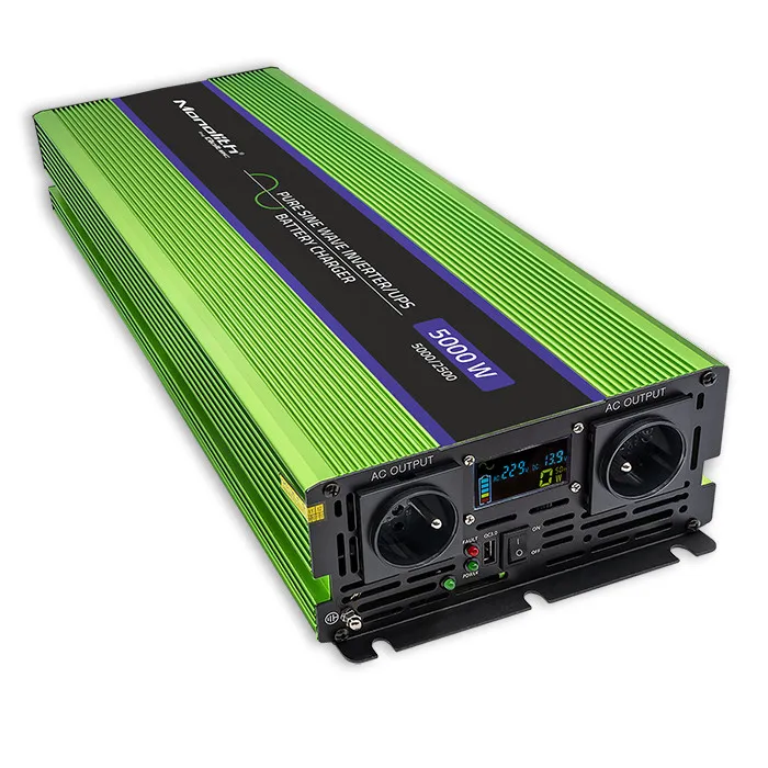 Przetwornica Qoltec Monolith 12/230V 2500/5000W Zielony