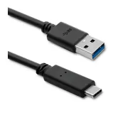 Qoltec 50363 USB-A do USB-C 1,8m Czarny