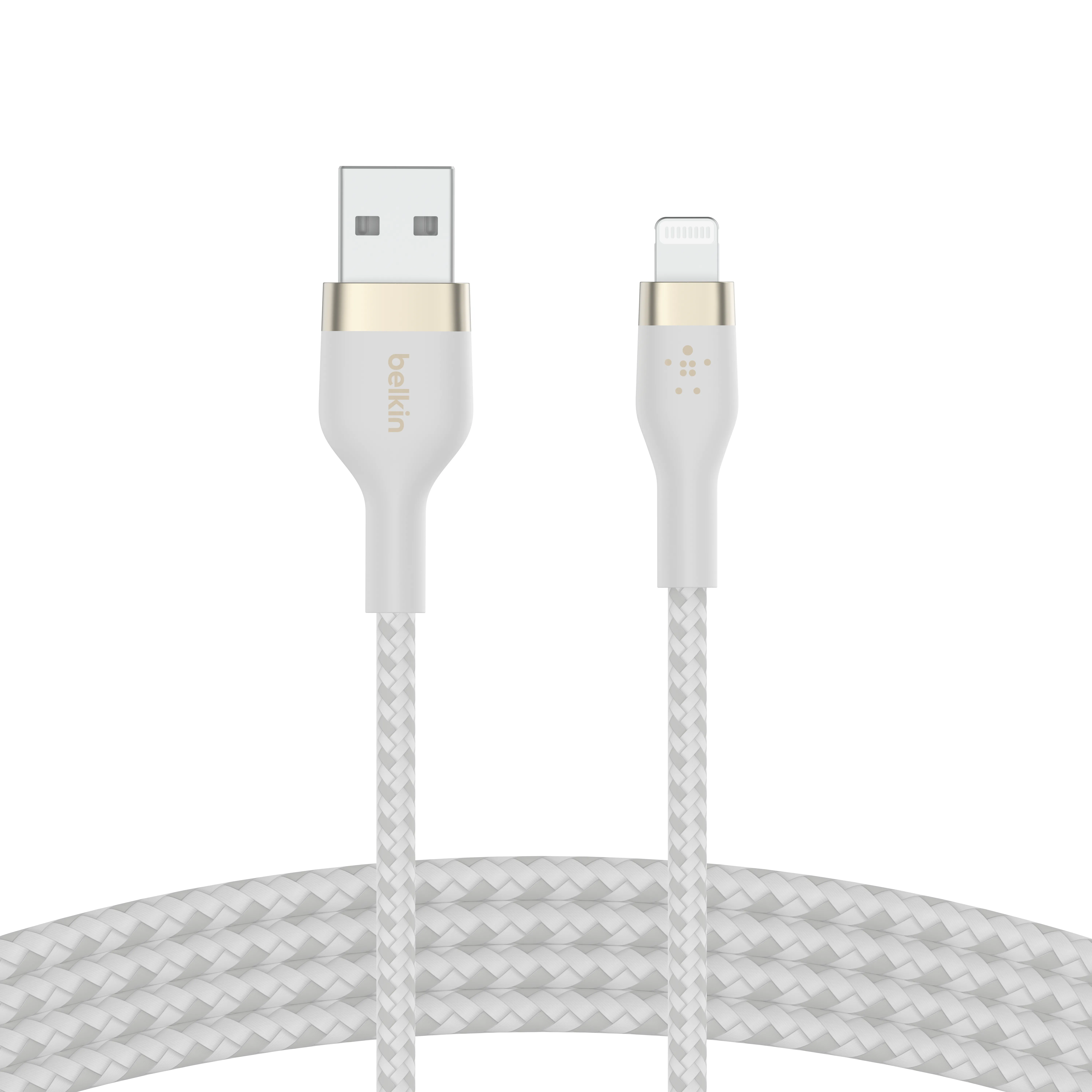 Kabel Belkin BoostCharge Pro Flex USB-A do Lightning 1m Biały