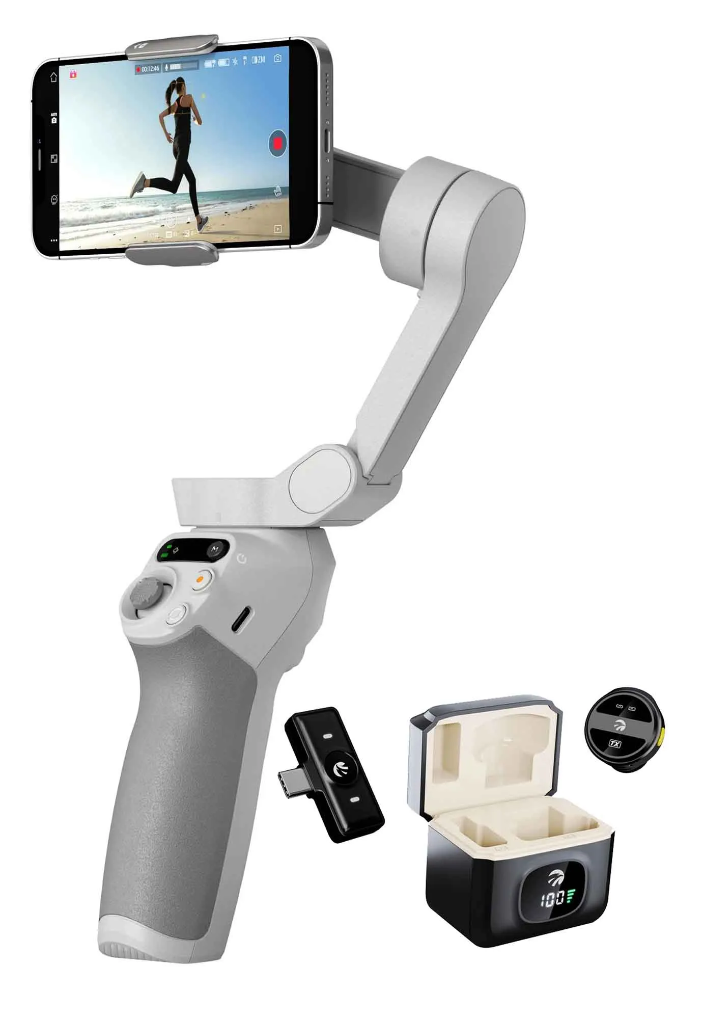 Gimbal DJI Osmo Mobile SE + mikrofon Hawk HW-MIC101