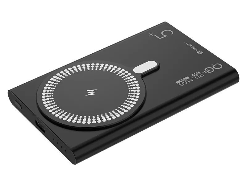 Powerbank Tracer AirMag2 Magnetic 5000mAh PD QC 22,5W Czarny