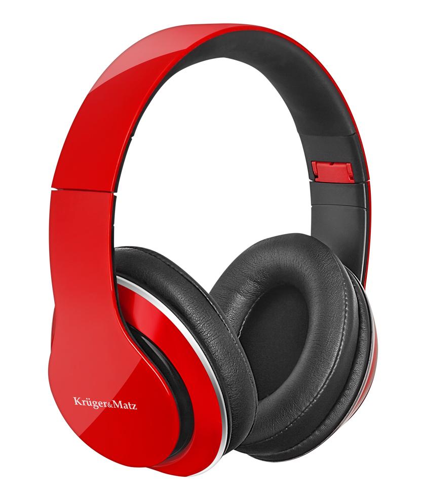 Słuchawki przewodowe Kruger & Matz Street 2 Power Bass (czerwony)