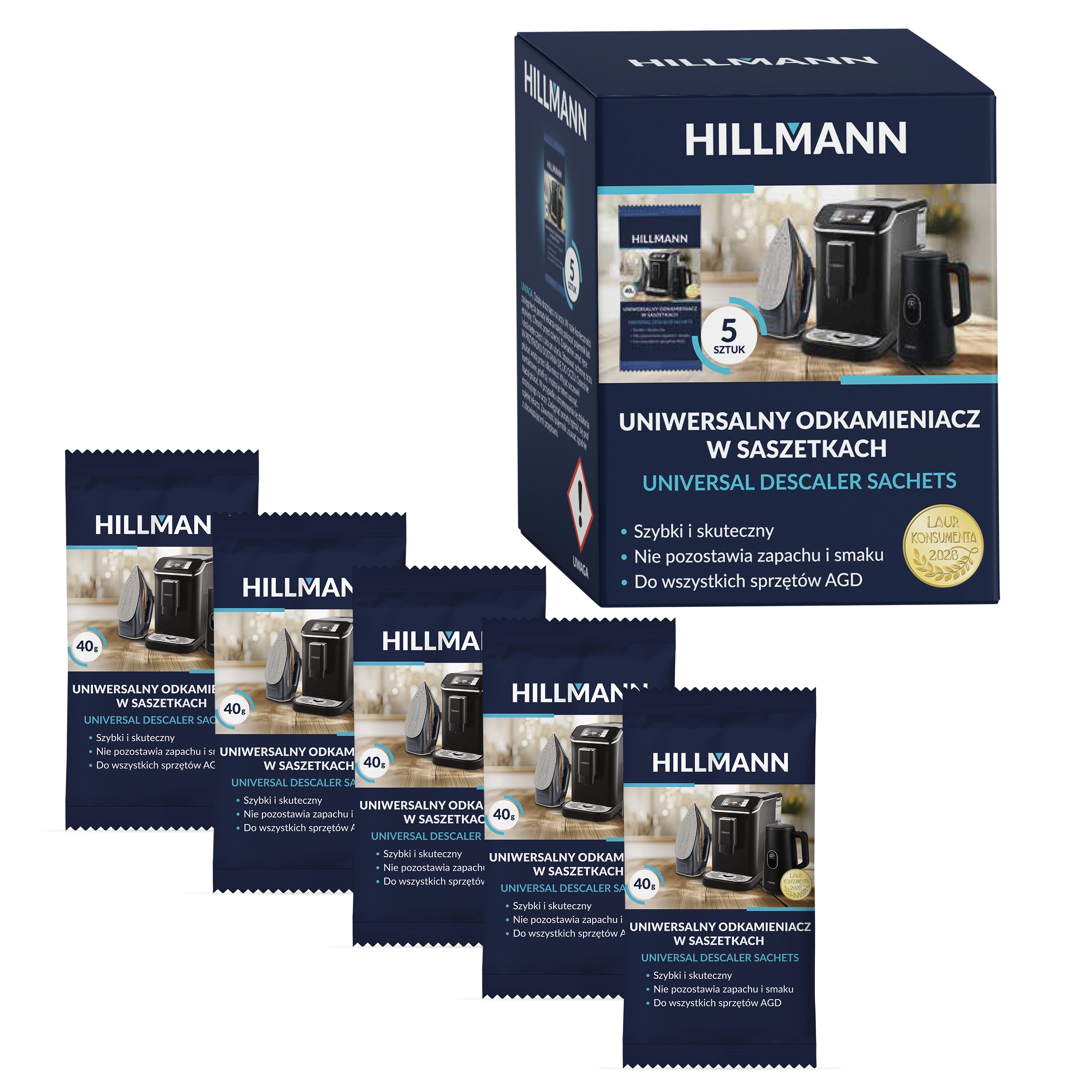 Odkamieniacz uniwersalny HILLMANN AGDCH08 40g 5szt