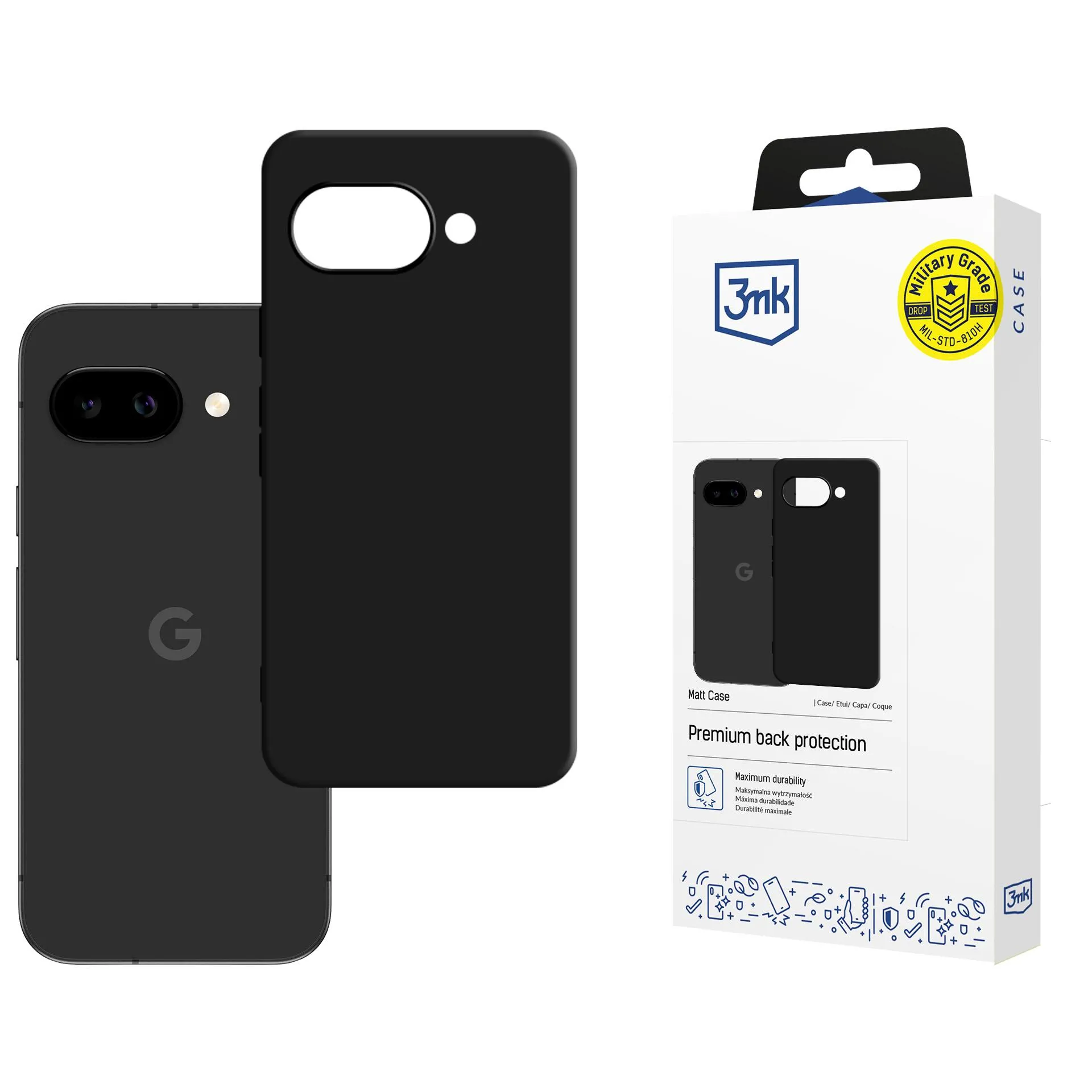 Etui 3mk Matt Case do Google Pixel 10A Czarny