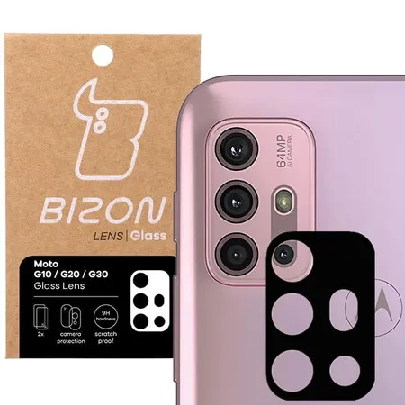 Szkło ochronne Bizon na aparat Silk Lens do Motorola Moto G30 / G20 / G10