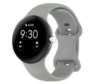 Bizon Strap Watch Silicone S do Google Pixel Watch 3/2/1 41mm Szary