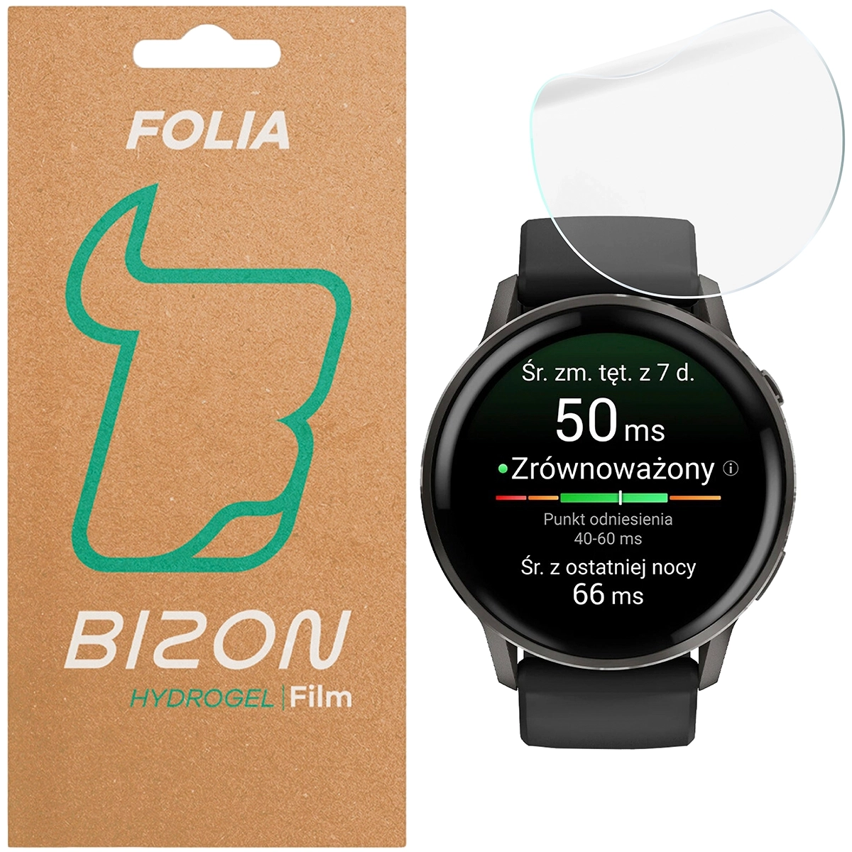 Folia hydrożelowa Bizon Glass Watch Hydrogel do Garmin Venu 4 45mm