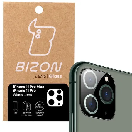 Szkło ochronne Bizon na aparat Silk Lens do iPhone 11 Pro / iPhone 11 Pro Max