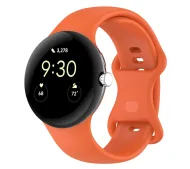 Bizon Strap Watch Silicone S do Google Pixel Watch 4 / 3 45mm Pomarańczowy