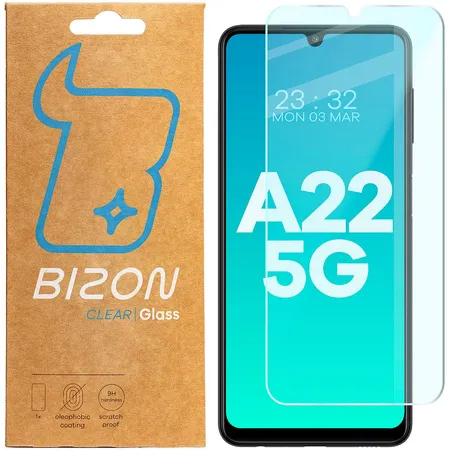Szkło hartowane Bizon Clear do Samsung Galaxy A22 5G