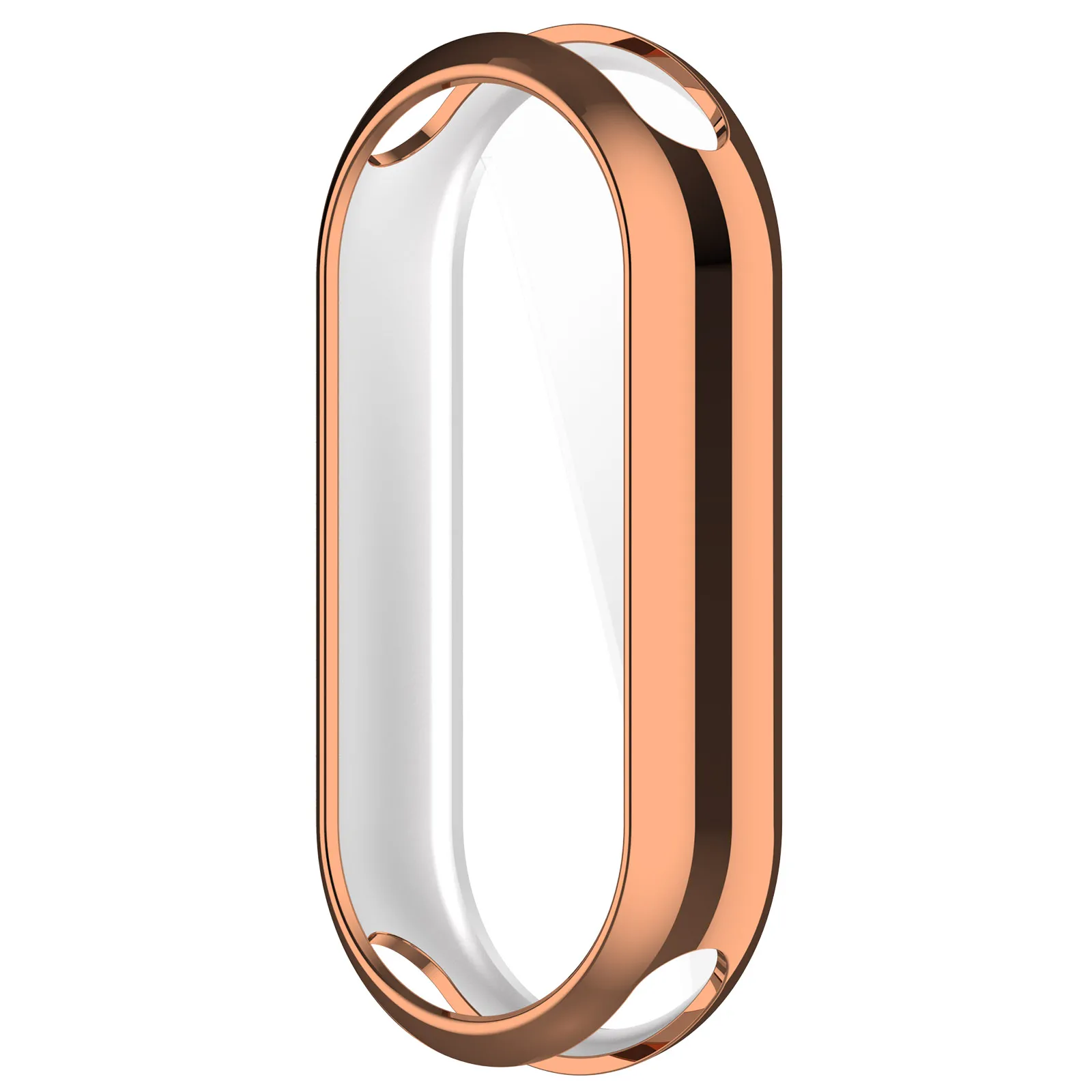 Etui Bizon Case Watch Felipe do Xiaomi Mi Smart Band 8 Różowozłoty