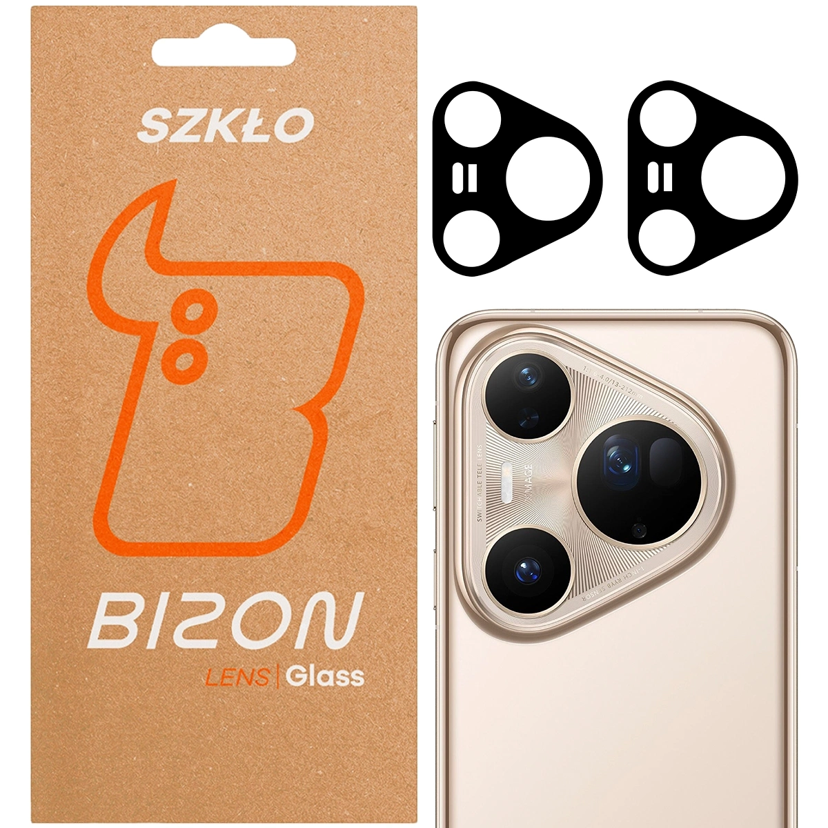 Szkło ochronne Bizon na aparat Silk Lens do Huawei Pura 80 Ultra