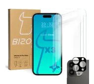 Bizon 3x Szkło hartowane + szybka na aparat Clear 2 Pack do iPhone 14 Pro Max