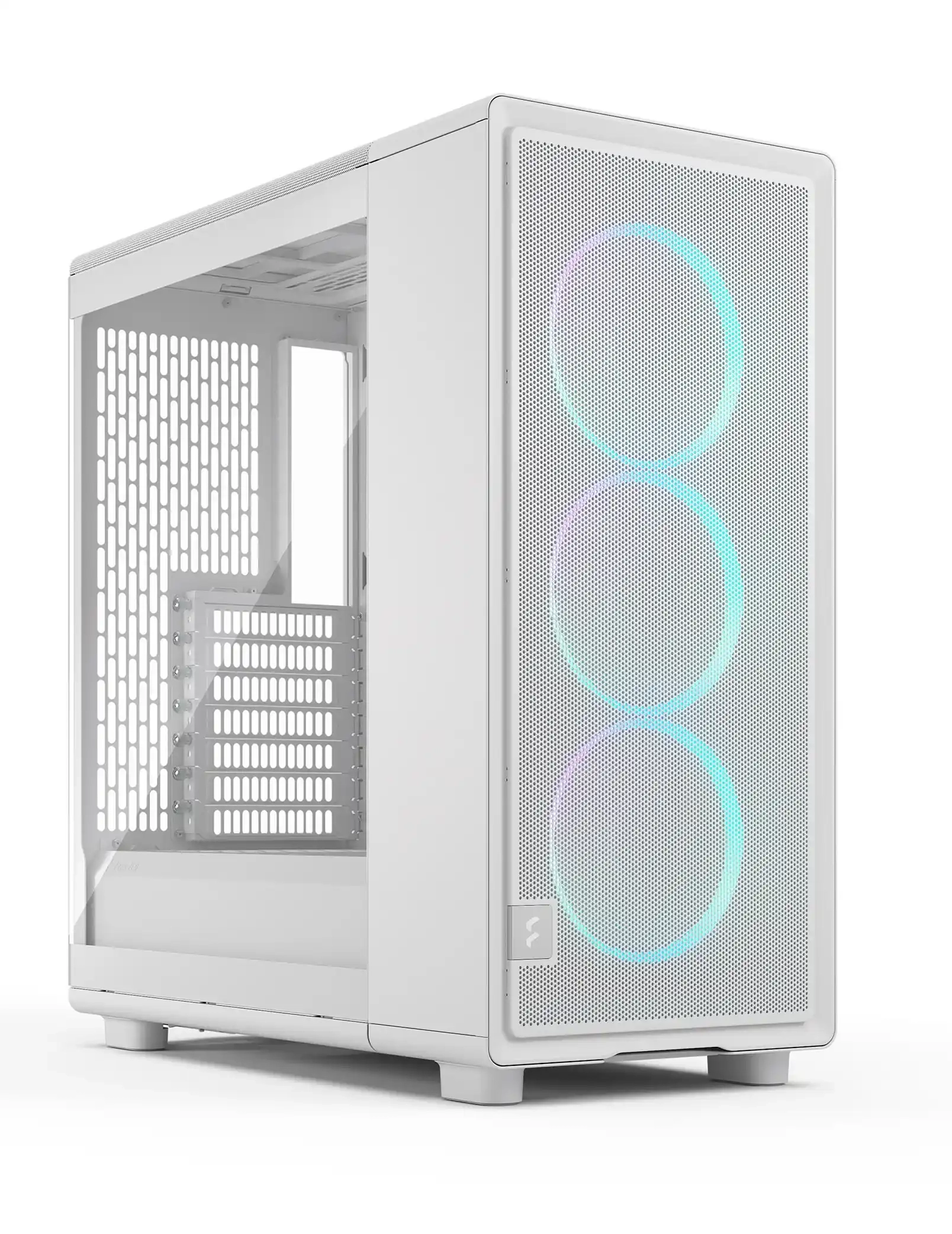 Obudowa Fractal Design Epoch TG RGB Clear Tint Biały