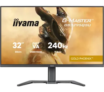 Monitor iiyama G-Master Gold Phoenix GB3295QSU-B1 32" 2K Fast VA 240Hz 0,4ms MPRT Gamingowy
