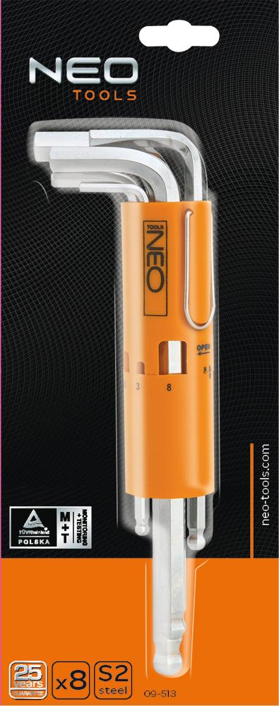 NEO Tools 09-513 8 szt.