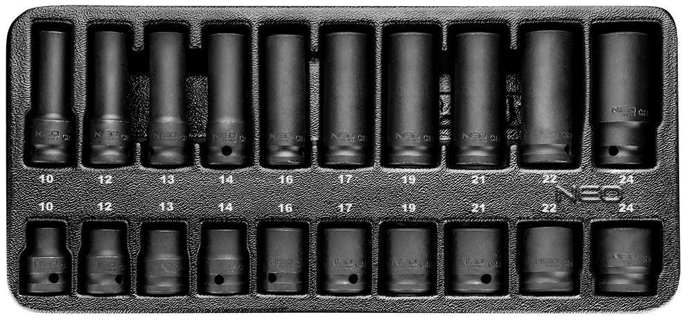 NEO Tools 84-241 1/2", 10-24 mm, 20 szt