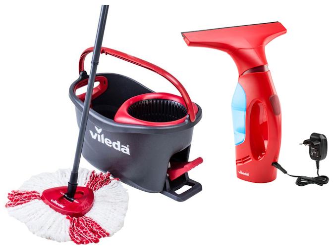 Mop obrotowy Vileda Easy Wring&Clean Turbo + myjka Windomatic