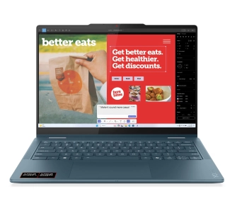 Laptop 2w1 Lenovo Yoga 7 2-in-1 14AKP10 OLED 14" Ryzen AI 5 340 16GB RAM 1TB Dysk SSD Win11 Zielony Funkcje AI